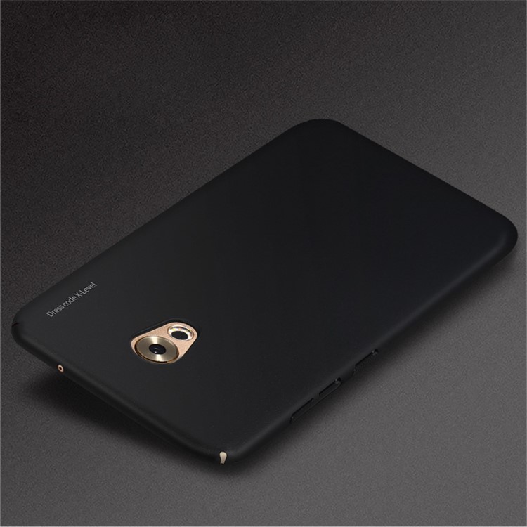 X-LEVEL Frosted PC Hard Mobile Phone Case for Meizu Pro 6 - Black-1