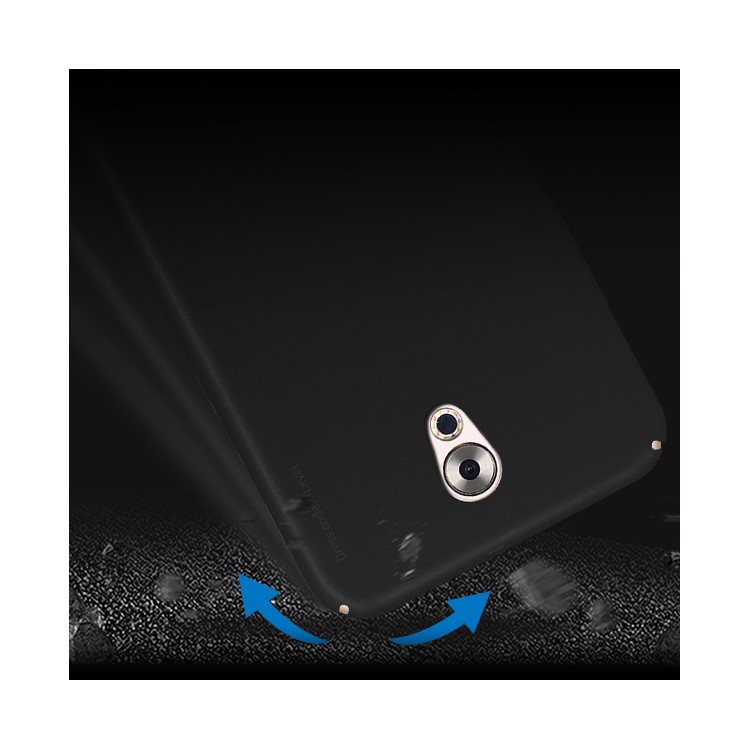 X-LEVEL Frosted PC Hard Mobile Phone Case for Meizu Pro 6 - Black-10