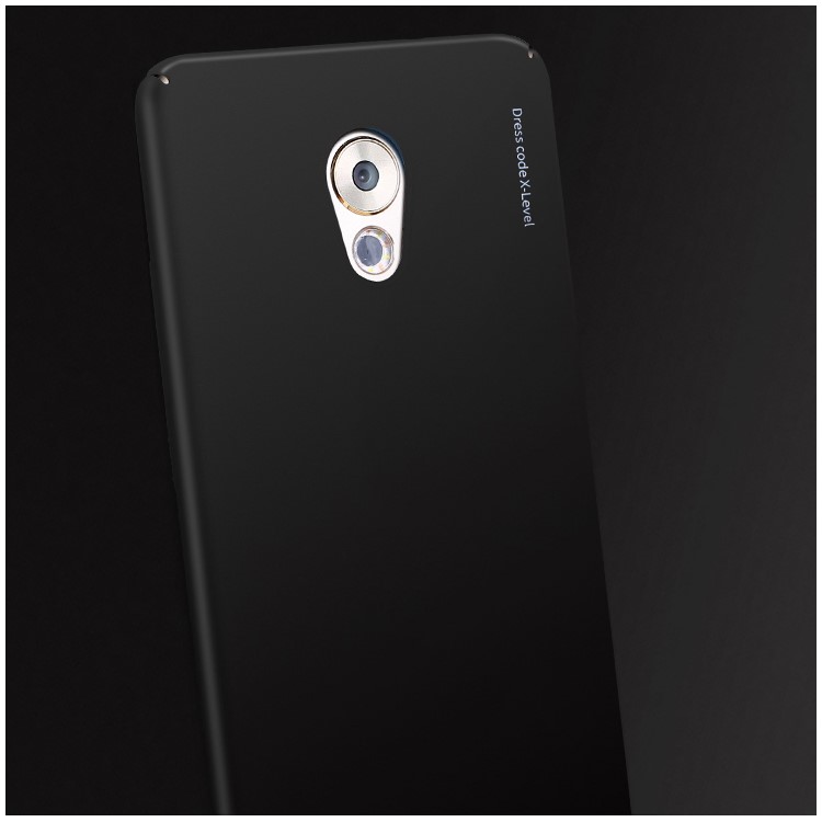 X-LEVEL Frosted PC Hard Mobile Phone Case for Meizu Pro 6 - Black-6