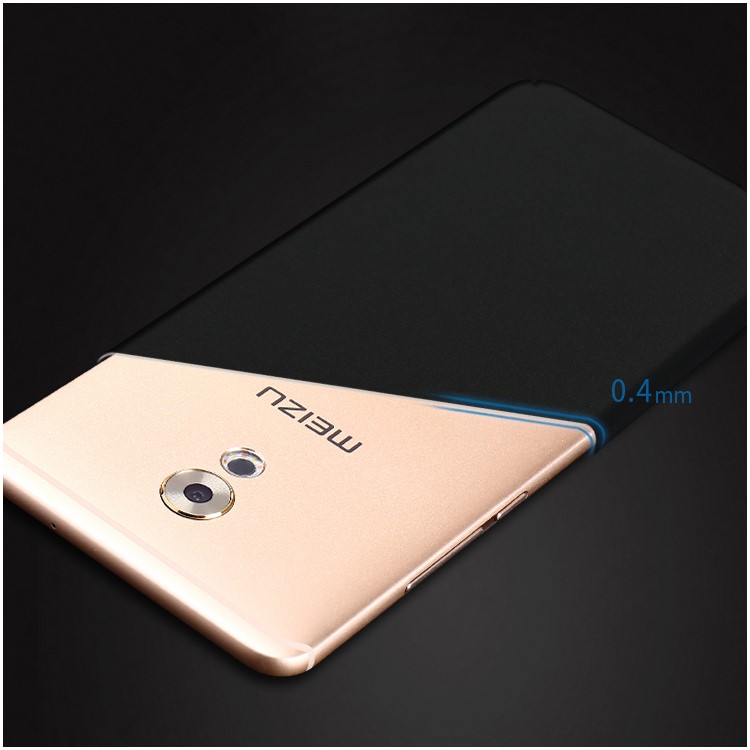 X-LEVEL Frosted PC Hard Mobile Phone Case for Meizu Pro 6 - Black-7