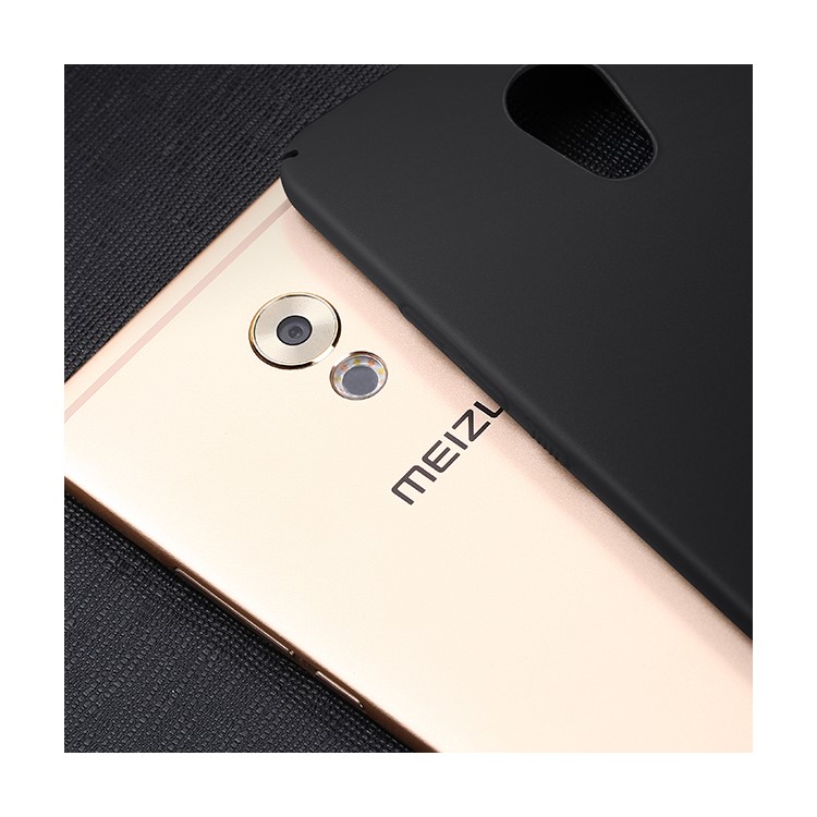 X-LEVEL Frosted PC Hard Mobile Phone Case for Meizu Pro 6 - Black-8