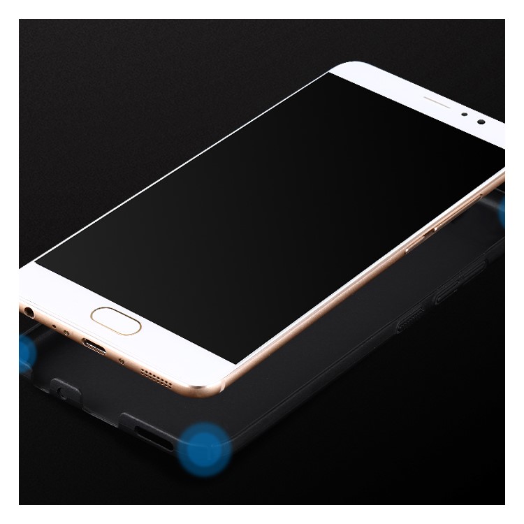 X-LEVEL Frosted PC Hard Mobile Phone Case for Meizu Pro 6 - Black-9