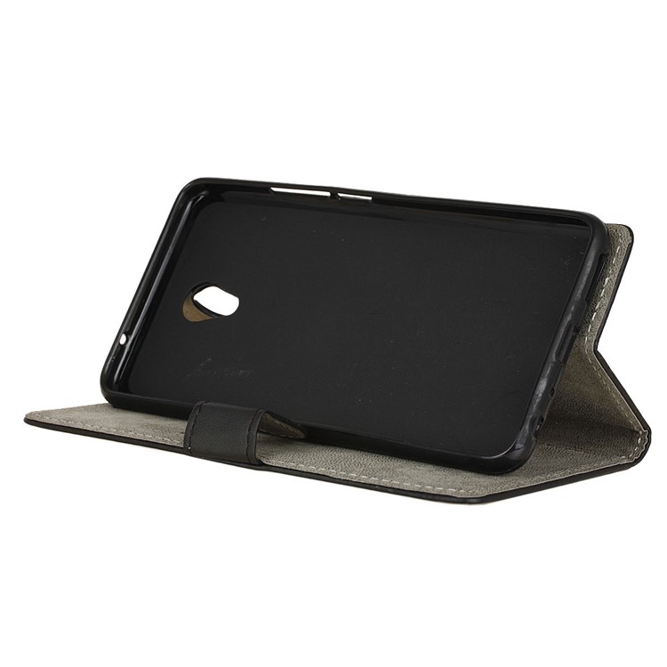 Wallet Leather Stand Case for Meizu m5 Note - Black-6