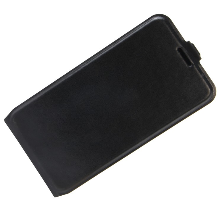 Crazy Horse Vertical Leather Flip Case with Card/Photo Slot for Meizu M5s - Black-2