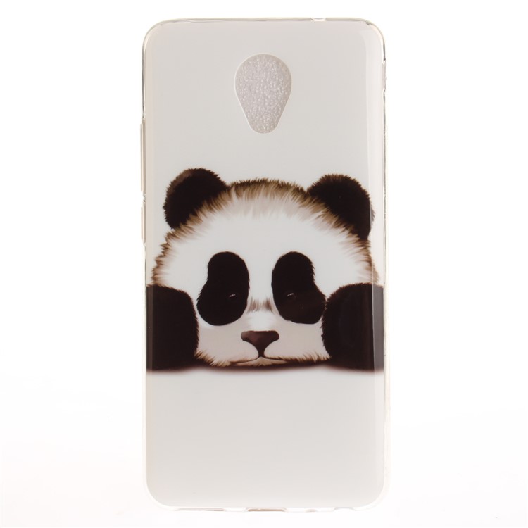 For Meizu m5 Note Pattern Printing IMD TPU Jelly Case - Cute Panda-2