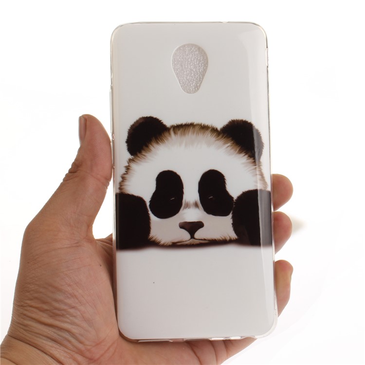 For Meizu m5 Note Pattern Printing IMD TPU Jelly Case - Cute Panda-5