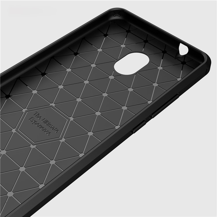 Carbon Fibre Brushed TPU Case for Meizu M5s - Black-5
