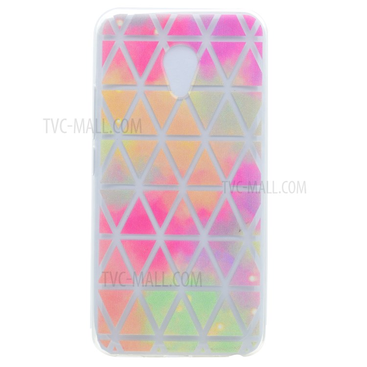 Pattern Printing TPU Case for Meizu M5s - Triangle Pattern-1