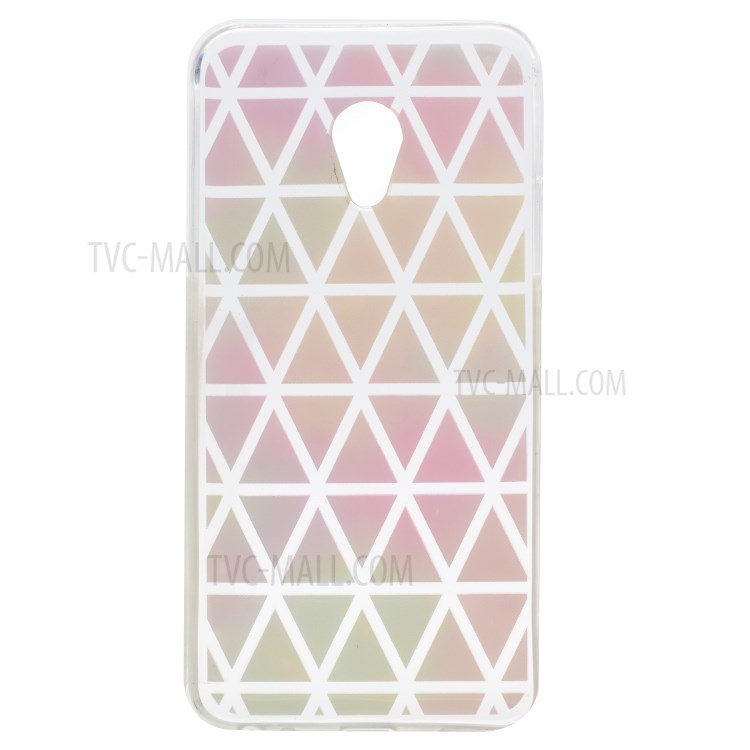 Pattern Printing TPU Case for Meizu M5s - Triangle Pattern-2