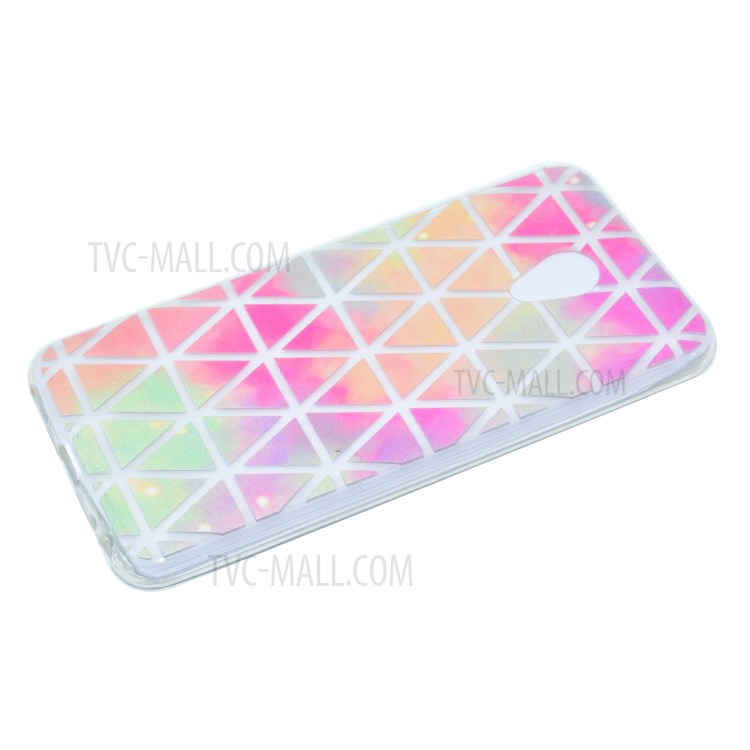 Pattern Printing TPU Case for Meizu M5s - Triangle Pattern-3
