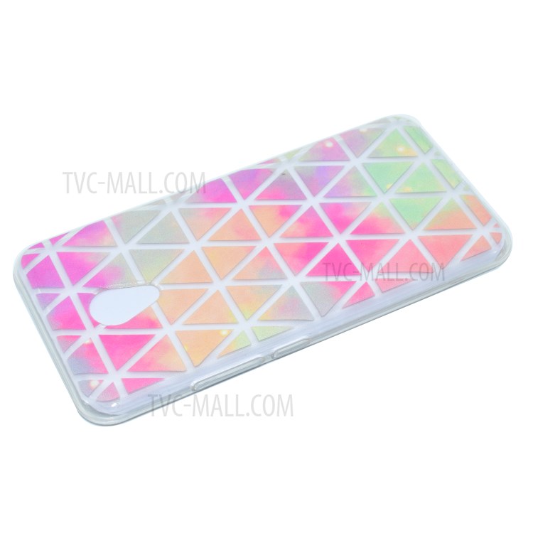 Pattern Printing TPU Case for Meizu M5s - Triangle Pattern-4