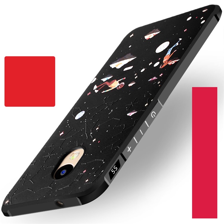 Four Corners Air-cushioning Drop-proof TPU Phone Case for Meizu M5s - Flying in Galaxy-2