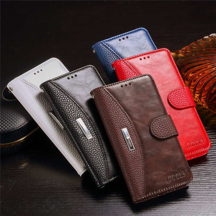 Splicing Wallet Leather Stand Case for Meizu M5 - Black-4
