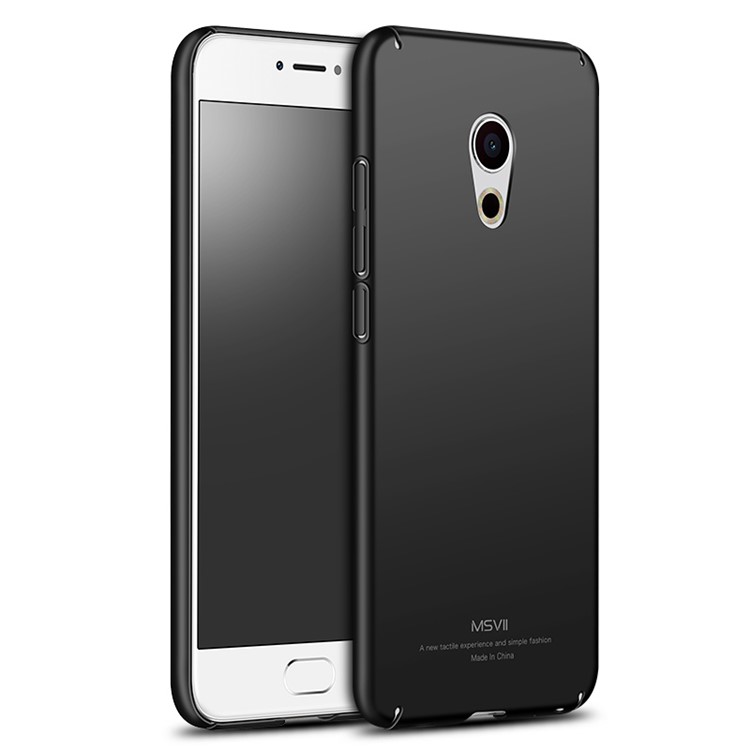MSVII Ultra-thin Anti-slip Hard Plastic Phone Case for Meizu Pro 6 - Black-1