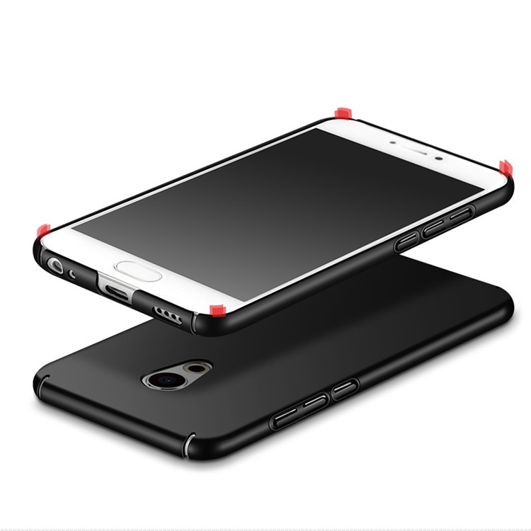 MSVII Ultra-thin Anti-slip Hard Plastic Phone Case for Meizu Pro 6 - Black-6