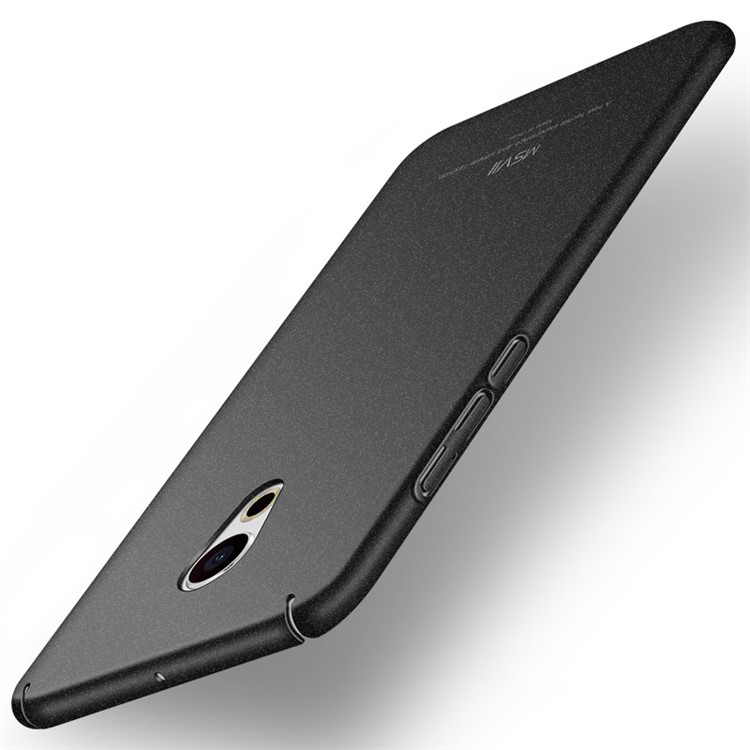MSVII Ultra-thin Frosted Hard Plastic Mobile Phone Case for Meizu Pro 6 - Black-2