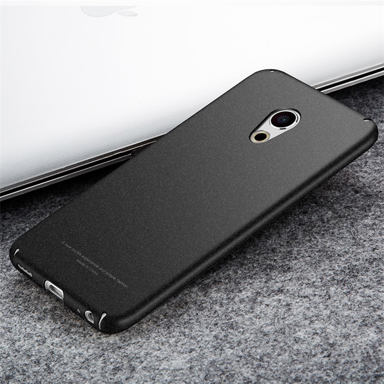 MSVII Ultra-thin Frosted Hard Plastic Mobile Phone Case for Meizu Pro 6 - Black-3
