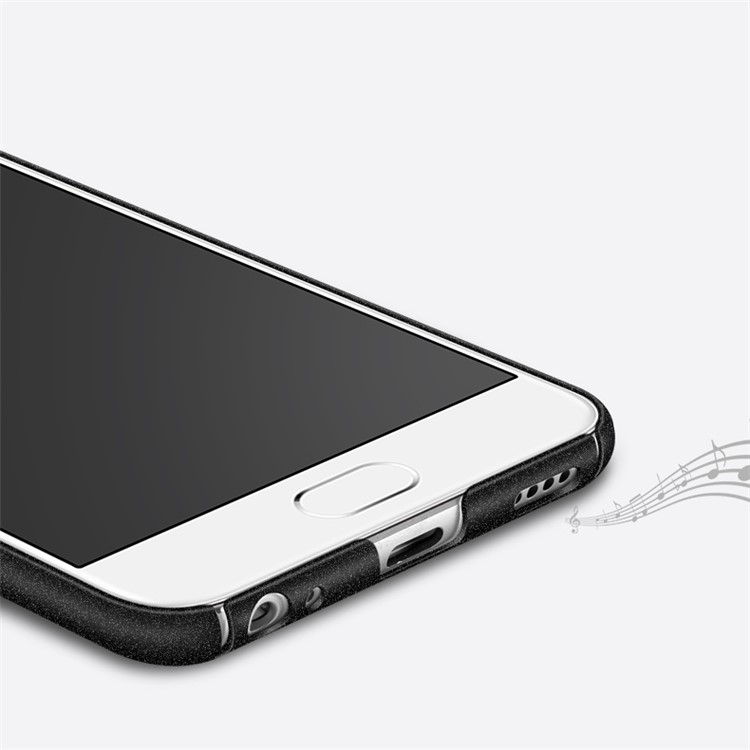 MSVII Ultra-thin Frosted Hard Plastic Mobile Phone Case for Meizu Pro 6 - Black-4