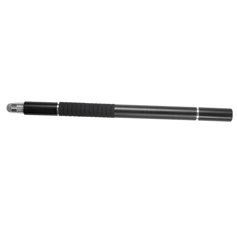 Pense de Pantalla Táctil 3-en-1 Pen + Bolígrafo de Dibujo + Bolígrafo Para Iphone Ipad Samsung, Etc. - Negro