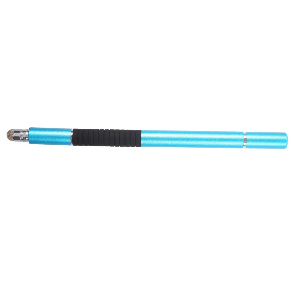 3-in-1 Capacitive Pen + Drawing Pen + Ball Point Pen for iPhone iPad Samsung etc - Baby Blue-2