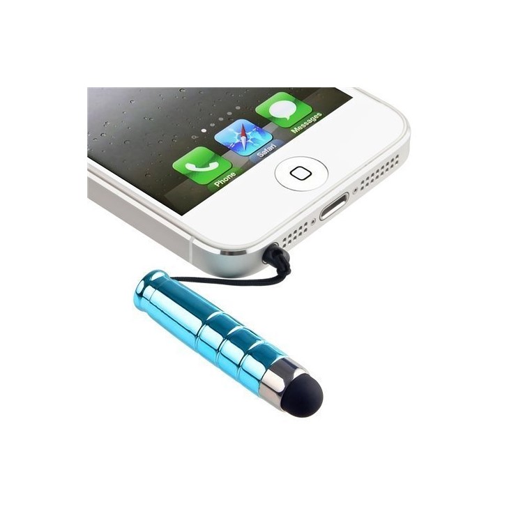 12Pcs/Lot Mini Capacitative Stylus Set Touch Pen with Dust-proof Plug for iPhone iPad Samsung-1