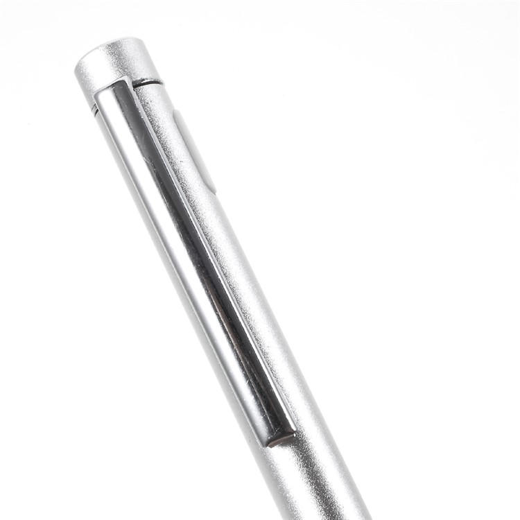 2.3mm Fine Point Active Capacitive Stylus Pen USB Charging for iPhone iPad Samsung - Silver Color-5