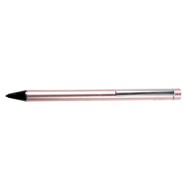 Metal Tip 2.0mm High-precision Capacitive Touch Screen Pen Stylus for iPhone iPad Samsung - Rose Gold Color-2