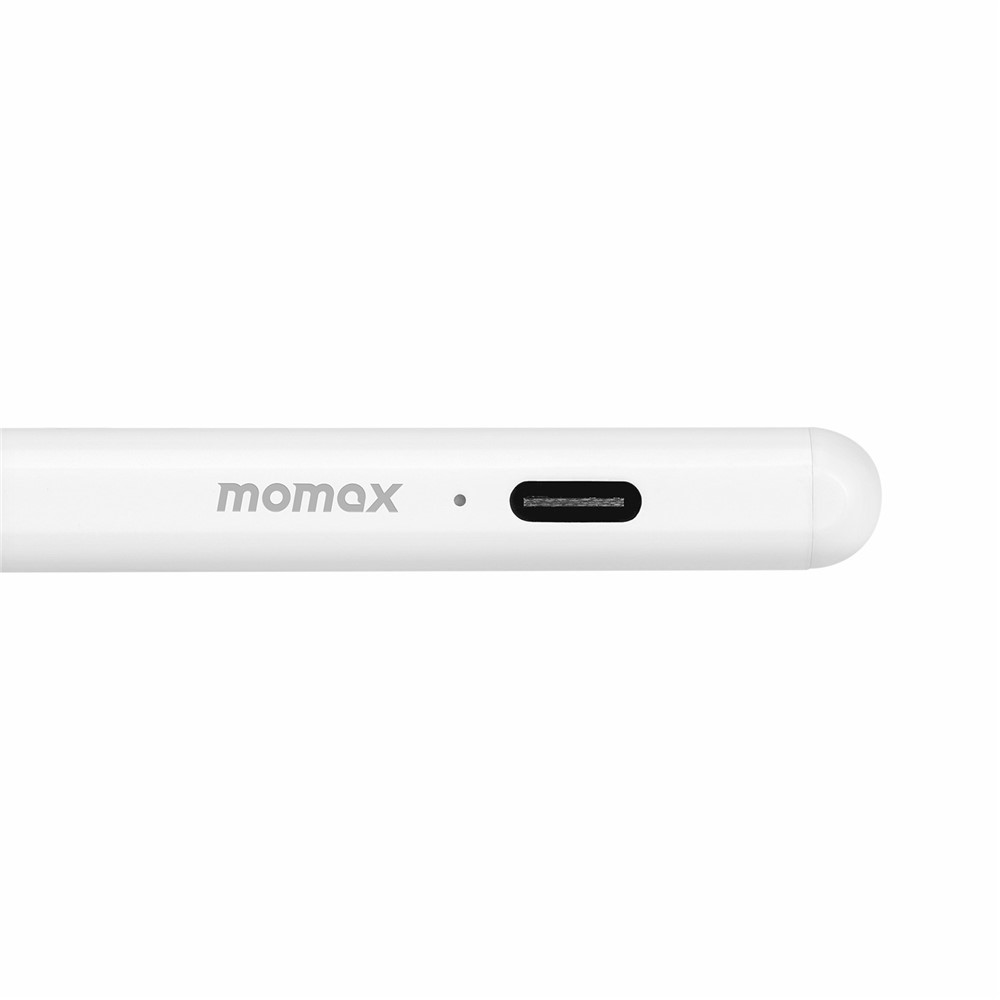 MOMAX ONE LINK Tablet Stylus Pen Anti-mistouch Tilt Sensitivity Capacitive Stylus Pen for iPad Pro 11-inch/12.9-inch (2021/2020/2018) - White-11