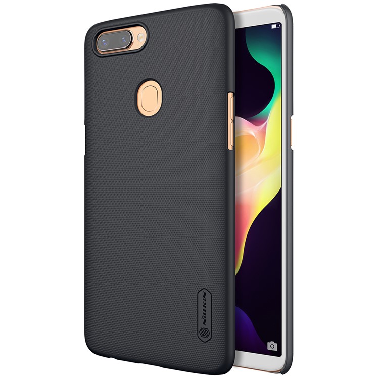 NILLKIN Super Frosted Shield Hard PC Back Mobile Phone Case for Oppo R11s Plus - Black-1