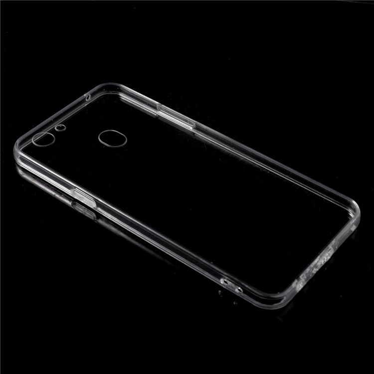 Crystal Clear Acrylic+ TPU Hybrid Back Case for OPPO F5 / A73 - Transparent-3