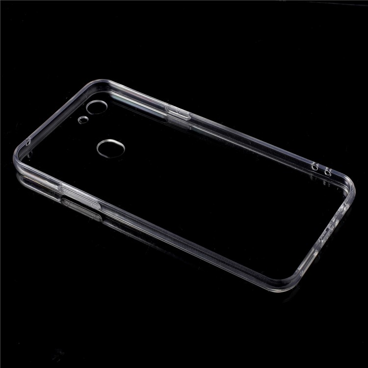 Crystal Clear Acrylic+ TPU Hybrid Back Case for OPPO F5 / A73 - Transparent-4