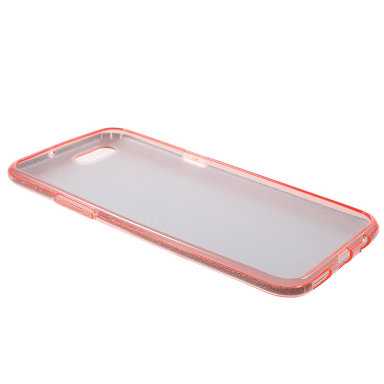 3-in-1 Glittery Powder Paper TPU + PC Hybrid Mobile Casing for OPPO R11 Plus - Pink-4
