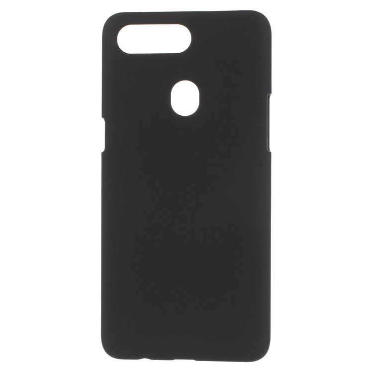 Rubberized Hard Plastic Case for Oppo R15 - Black-1