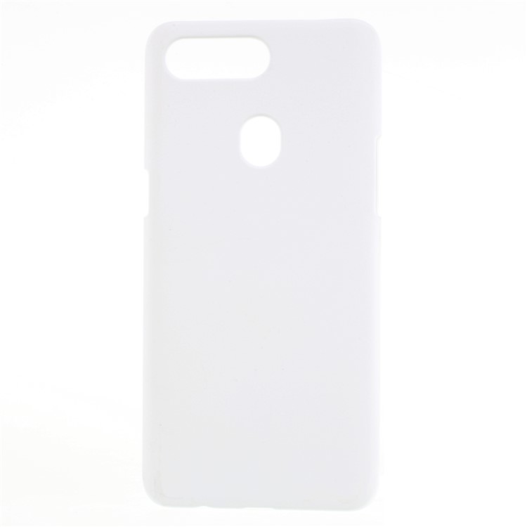 Rubberized Hard Plastic Cover for Oppo R15 - White-1