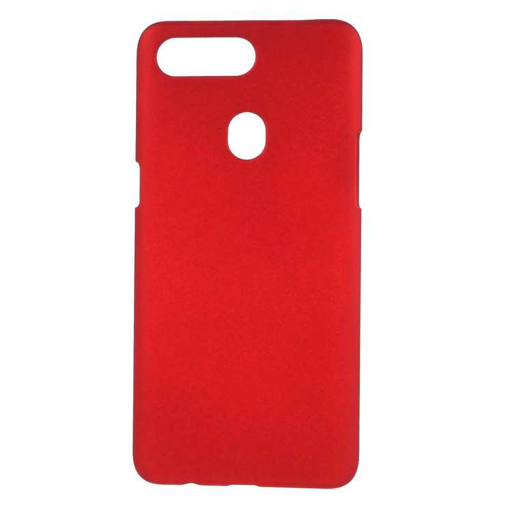 Rubberized Hard Plastic Casing for Oppo R15 - Red-1