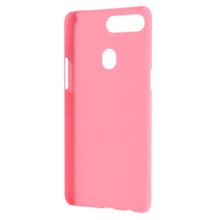 Rubberized Hard Plastic Shell for Oppo R15 - Pink-3