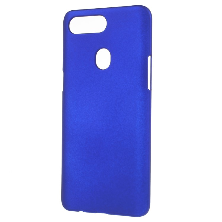 Rubberized Hard Plastic Mobile Phone Cover for Oppo R15 - Blue-2