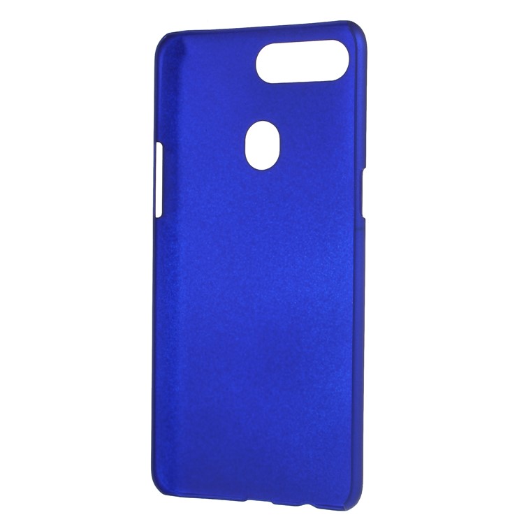 Rubberized Hard Plastic Mobile Phone Cover for Oppo R15 - Blue-3