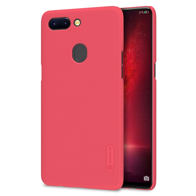 NILLKIN Super Frosted PC Shell for Oppo R15 Pro - Red-1
