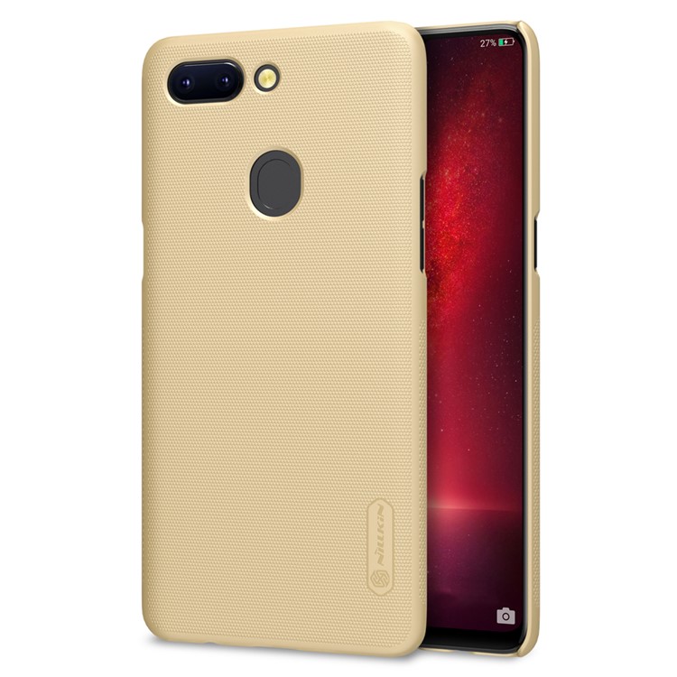 NILLKIN Super Frosted PC Casing for Oppo R15 Pro - Gold-1