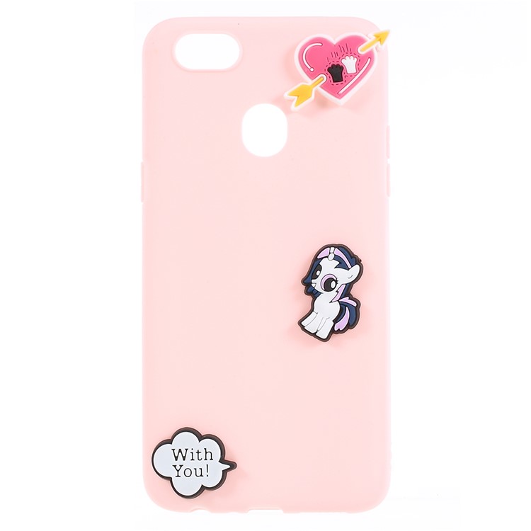 3D Cartoon Pattern Soft TPU Mobile Phone Case for OPPO F5 - With You-1