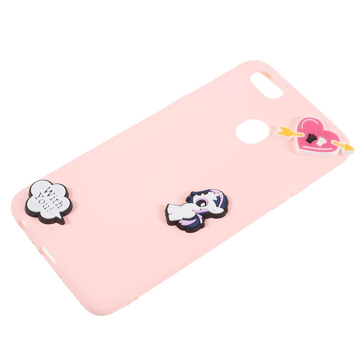 3D Cartoon Pattern Soft TPU Mobile Phone Case for OPPO F5 - With You-2