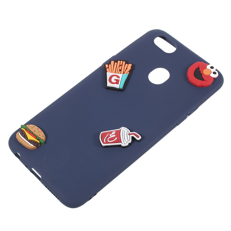 3D Cartoon Pattern Soft TPU Protective Cover for OPPO F5 - Fast Food-2