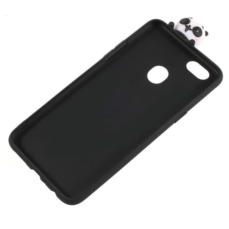 Cute 3D Cartoon Doll Pattern TPU Mobile Phone Case for OPPO F5 - Shy Panda-3