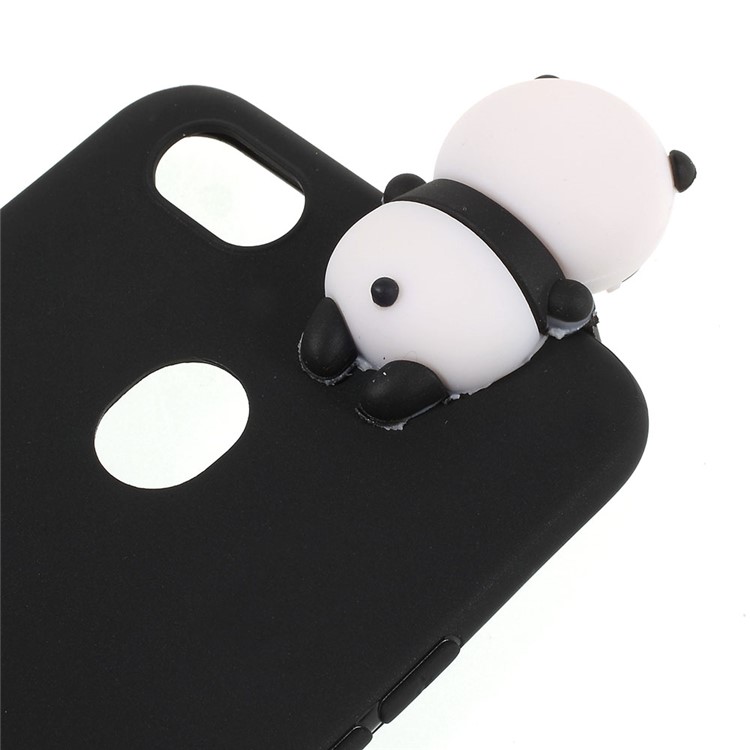 Cute 3D Cartoon Doll Pattern TPU Mobile Phone Case for OPPO F5 - Shy Panda-4