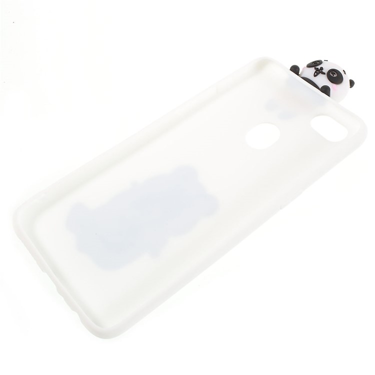 Cute 3D Cartoon Doll Pattern TPU Phone Case for OPPO F5 - Panda Eating Bamboo-3