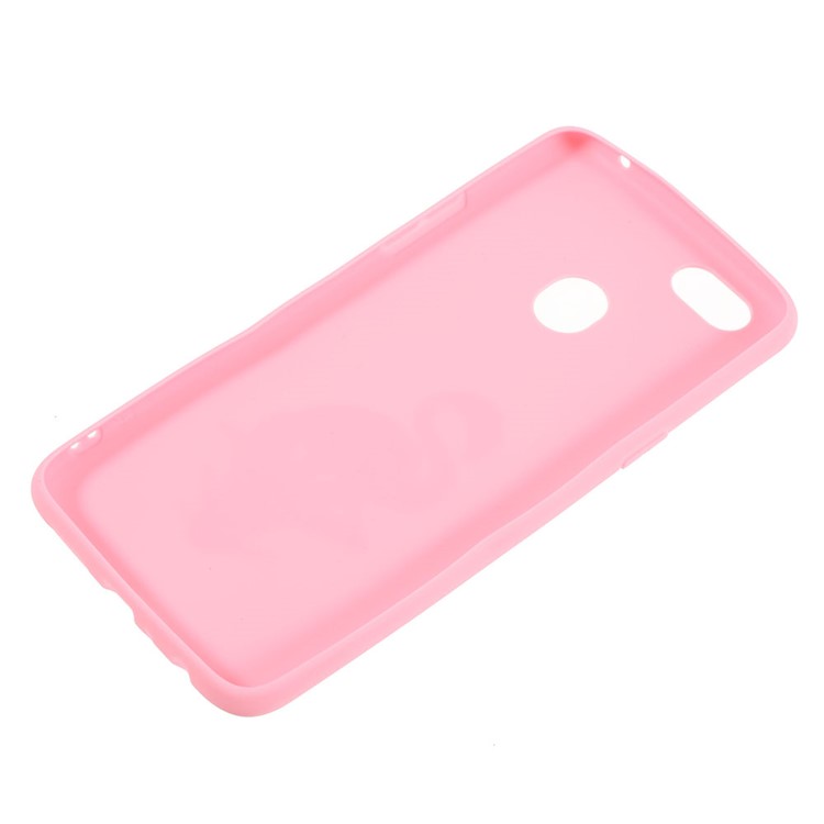 Cute 3D Cartoon Doll Pattern TPU Cell Phone Cover for OPPO F5 - Flamingo-3