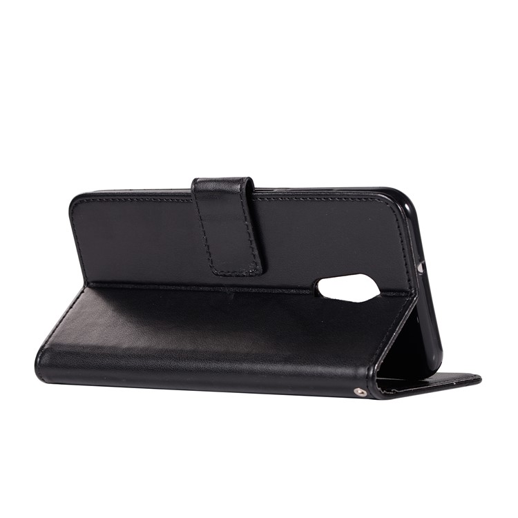 For vivo Xplay6 Imprint Owl Dream Catcher Wallet Stand Leather Case - Black-5