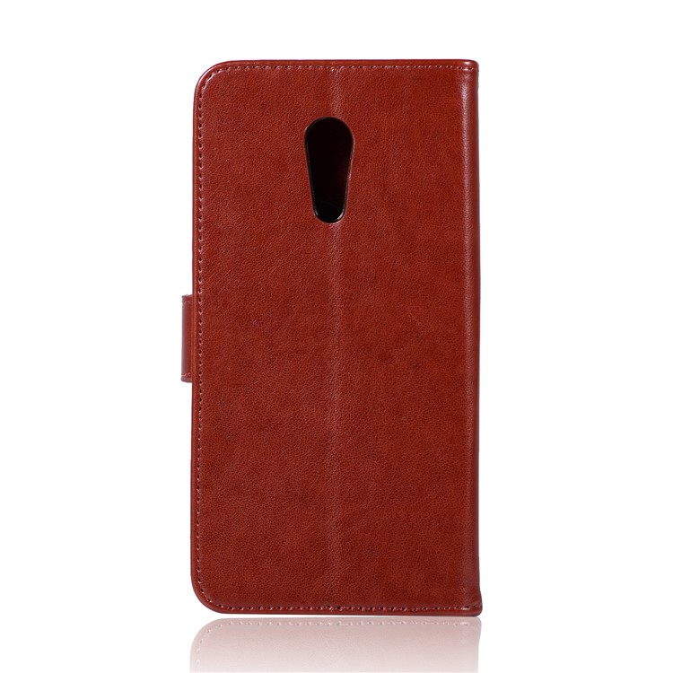 For vivo Xplay6 Imprint Owl Dream Catcher Wallet Stand Leather Protective Case - Brown-3