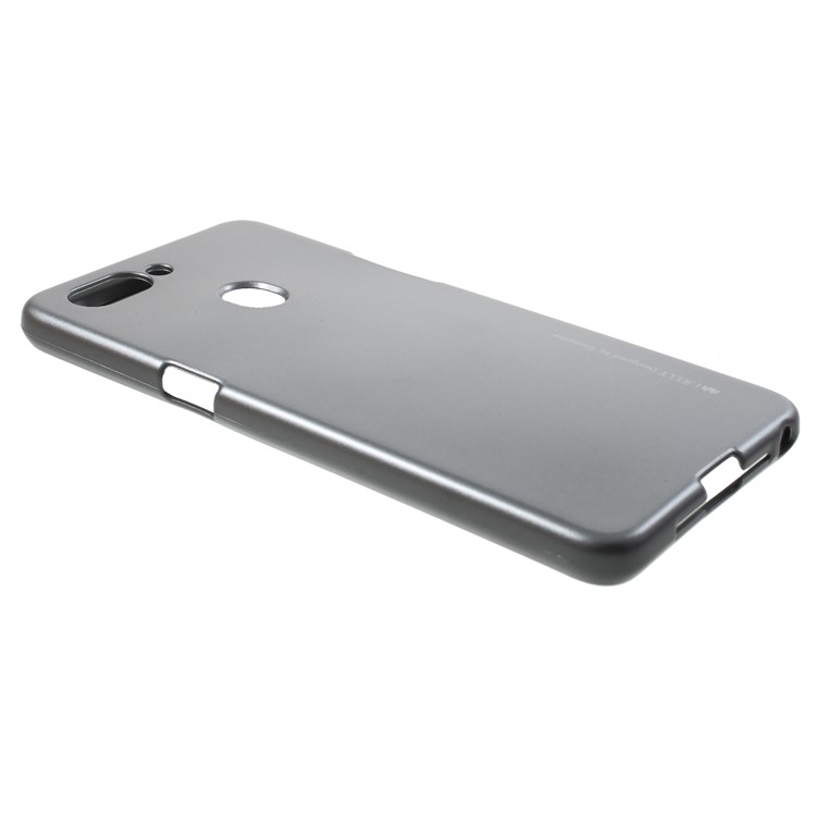 MERCURY GOOSPERY i JELLY Metallic TPU Flexible Mobile Phone Case Cover for Oppo R15 - Grey-2